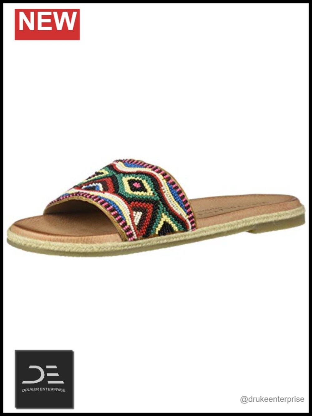 Women's Flat Sandals Slide Sandals Padded Insole Flexible Sole